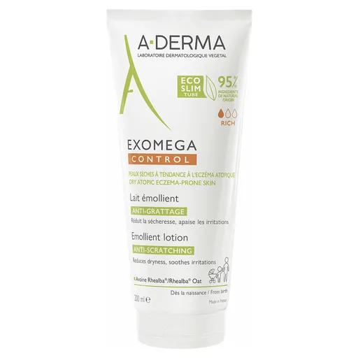 A-DERMA Exomega Control Emolienčné mlieko 200 ml