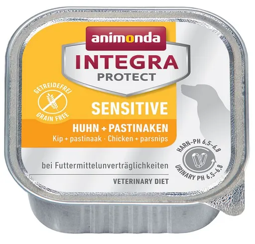Animonda Integra Protect Adult Dog Sensitive Kuracie a paštrnák 11 x 150 g