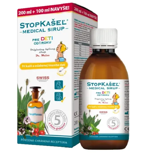Simply You STOPKAŠEĽ Medical sirup od 1 roku 200 ml + 100 ml