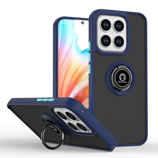 SHADOW Ochranný kryt s držiakom Honor X8c tmavomodrý