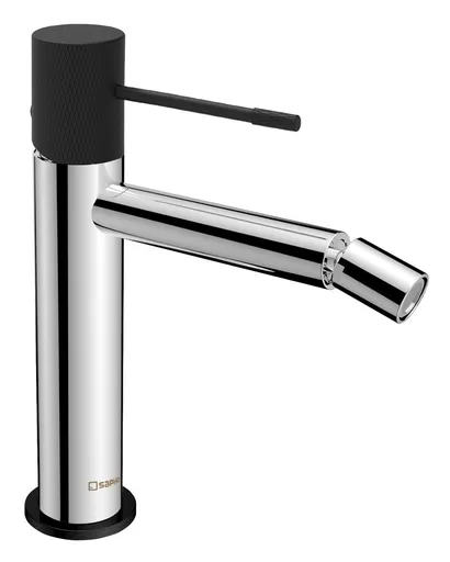 SAPHO - SOLARIS stojanková bidetová batéria, chróm/čierna mat WD003CB