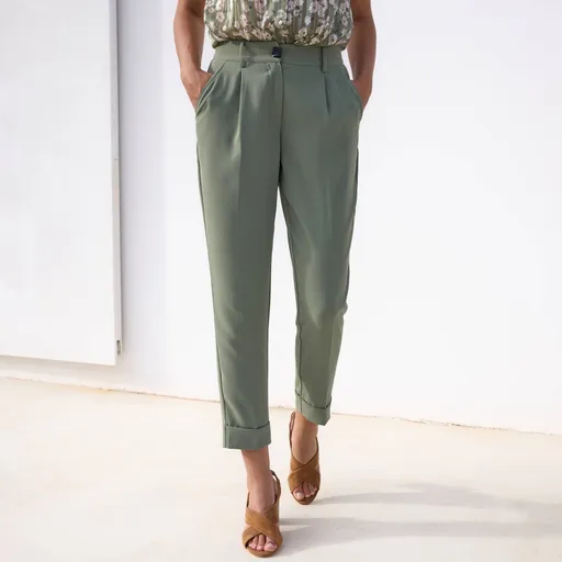 Úzke splývavé 7/8 nohavice