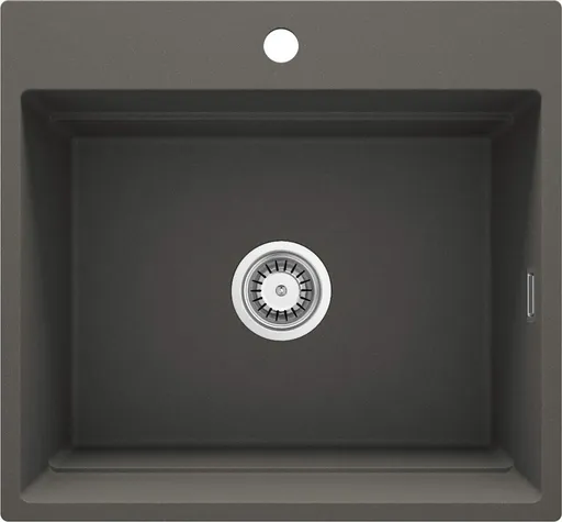 DEANTE DEANTE - Magnetic antracitovo metalická - Granitový drez, jednokomorový ZRM_T10A