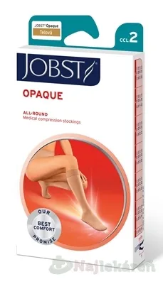 JOBST OPAQUE kompresívne lýtkové pančuchy so zatvorenou špičkou veľ. 6, 1 pár