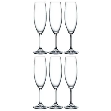 Crystalex poháre na šampanské LARA 220 ml 6 ks (144665)