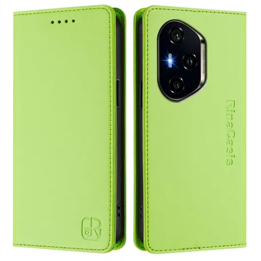 RINA Zaklápacie puzdro pre Honor 400 5G svetlozelené