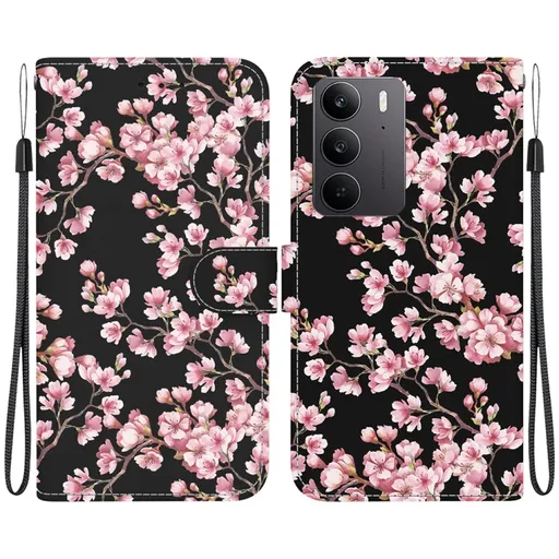ART Peňaženkový kryt pre Realme C75 / Realme 14x 5G PLUM BLOSSOM