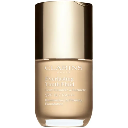 Clarins Everlasting Youth Fluid Foundation rozjasňujúci make-up SPF 15 odtieň 100.5 Cream 30 ml