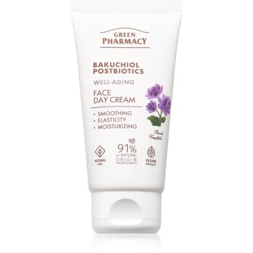 Green Pharmacy Bakuchiol & Postbiotics Day Face Cream omladzujúci ochranný denný krém 50 ml