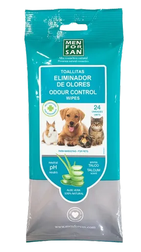 MEN FOR SAN vlhčené utierky na odstraňovanie zápachu 24 ks