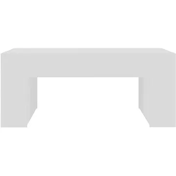 Konferenčný stolík biely 100 × 60 × 42 cm drevotrieska (802111)