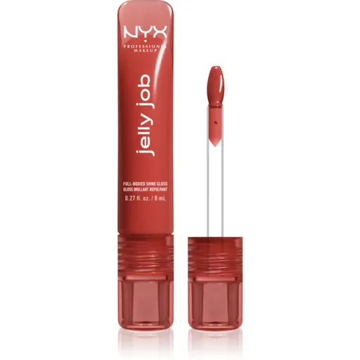 NYX Professional Makeup Jelly Job žiarivý lesk na pery so zväčšujúcim efektom odtieň Jelly Filled 7.5 ml