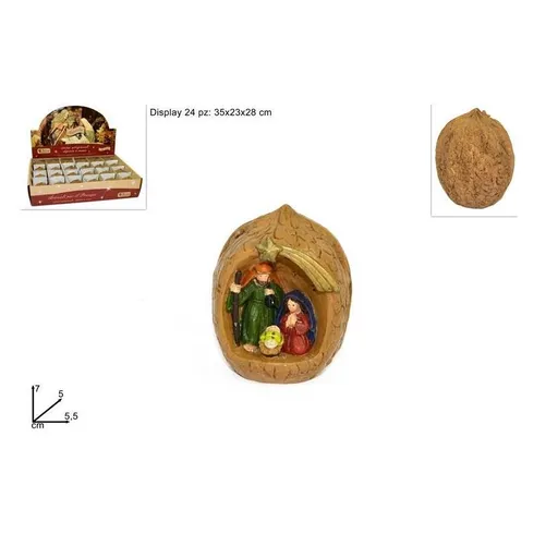 MAKRO - Betlehém v oriešku 6cm rôzne druhy