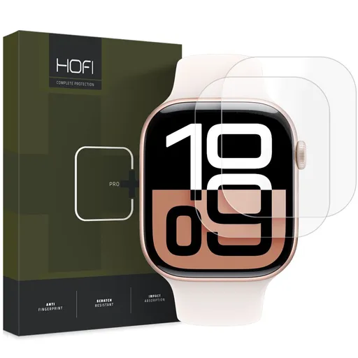 HOFI HYDROFLEX PRO+ 2x Hydrogélová fólia pre Apple Watch 10 / 11 42mm