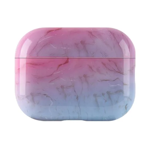 MARBLE Puzdro pre slúchadlá Apple AirPods Pro 3 PINK-BLUE