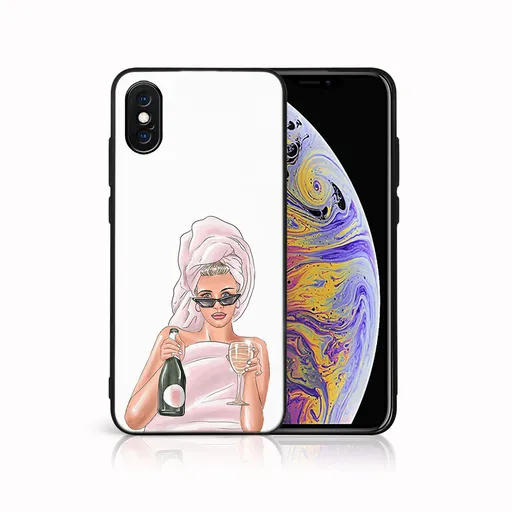 MY ART Ochranný kryt pre Apple iPhone X / XS CHAMPAGNE (134)