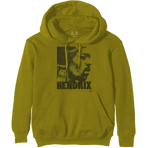 Jimi Hendrix mikina Let Me Live Zelená XL