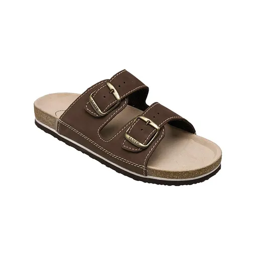 SANTÉ Pánske šľapky hnedé 1 pár, Veľkosť obuvi: 42