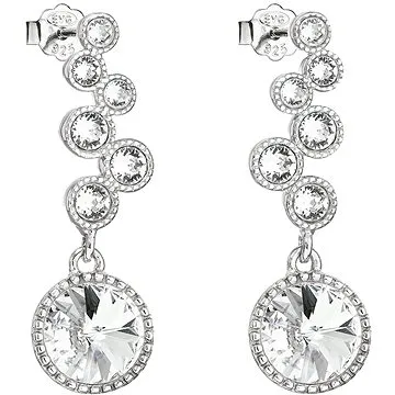 EVOLUTION GROUP 31265.1 krištáľové náušnice dekorované krištáľmi Swarovski ( 925/1 000, 5,2 g) (8590962319576)