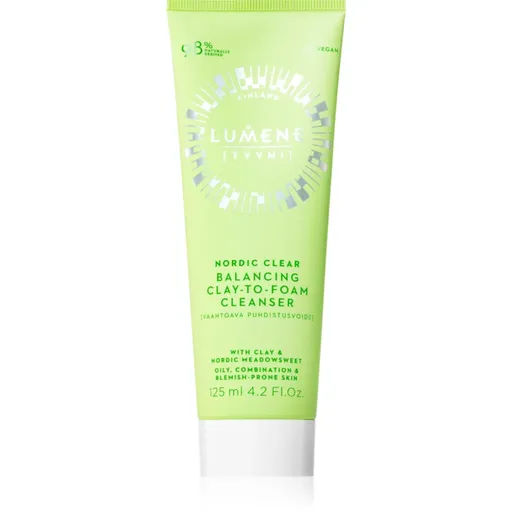 Lumene Nordic Clear [TYYNI] čistiaca a odličovacia pena pre mastnú a problematickú pleť 125 ml