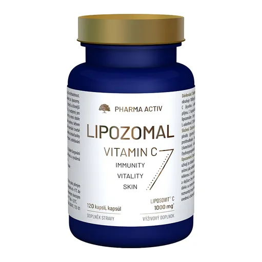 PHARMA ACTIV Lipozomal vitamín C 1000 mg 120 kapsúl