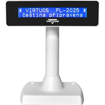 Virtuos LCD FL-2025MB 2× 20 biely (EJG0007)