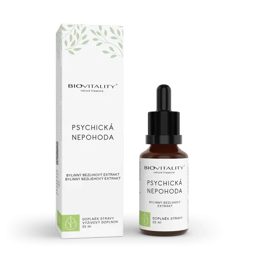 Psychická nepohoda – bezalkoholová tinktúra – kvapky 25 ml – Green idea