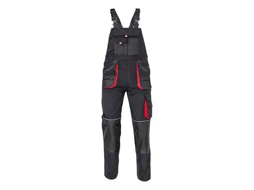 FF CARL BE-01-004 lacl nohavice čierna/červená 54