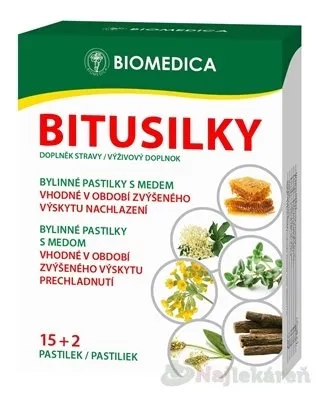 Biomedica Bitusilky 17 pastiliek