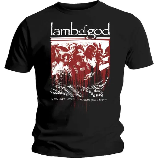 Lamb of God tričko Enough is Enough Čierna S
