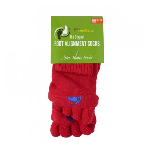 HAPPY FEET Adjustačné ponožky red veľkosť L