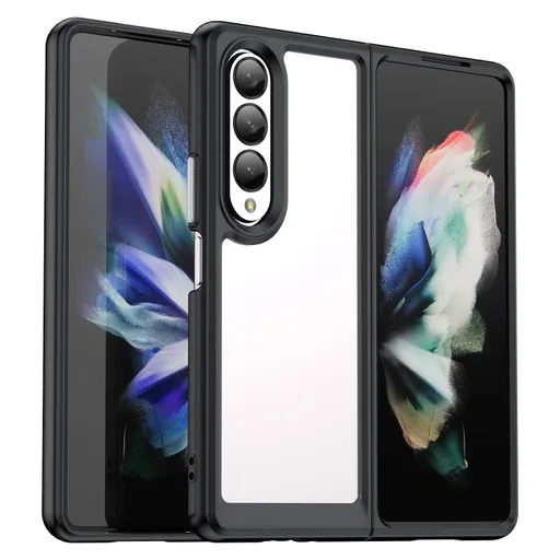 CRYSTAL Ochranný kryt Samsung Galaxy Z Fold4 5G čierny
