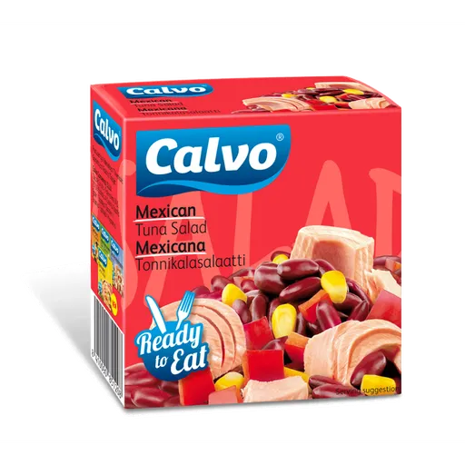CALVO Mexický šalát s tuniakom 150 g