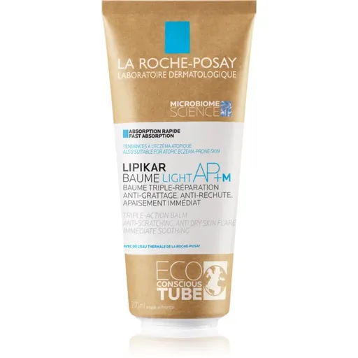 La Roche-Posay Lipikar Baume AP+M Light regeneračný telový balzam pre suchú a citlivú pokožku 200 ml