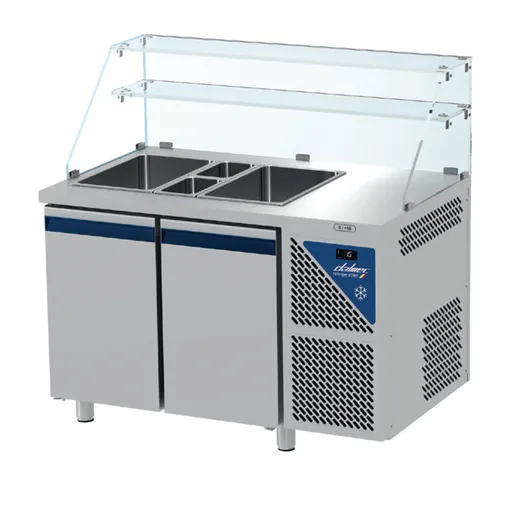 Saladeta DALMEC 2x dvere 2x sklo