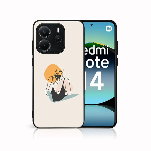 MY ART Ochranný kryt pre Xiaomi Redmi Note 14 WOMAN (197)