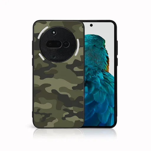 MY ART Ochranný kryt pre Nothing Phone (3a) GREEN CAMO (235)