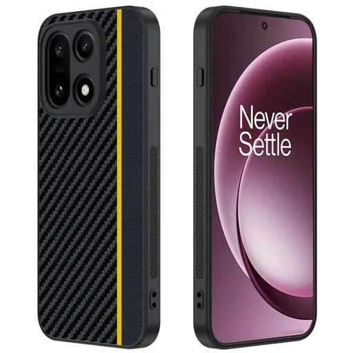 CARBON Ochranný kryt pre OnePlus 15 BLACK-YELLOW