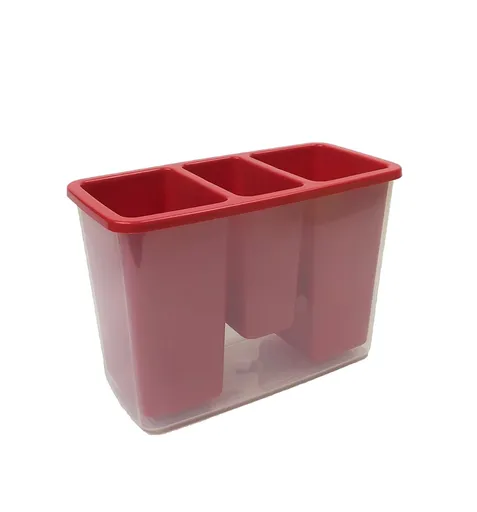 HEIDRUN - Odkvapávač na príbor 21x10,5x14,5cm, rôzne farby umelá hmota