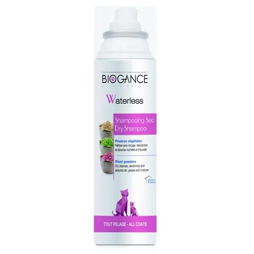 BIOGANCE Waterless cat suchý šampón pre mačky 150 ml