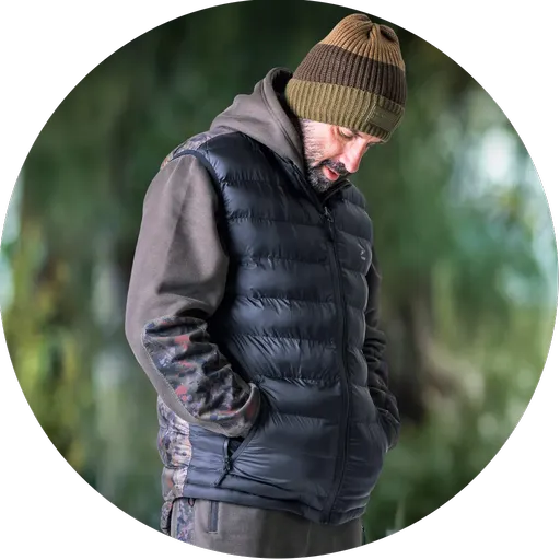 One more cast vesta splash camo knight gilet - l