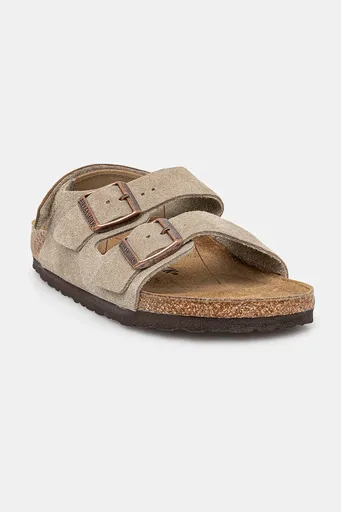 Detské semišové sandále Birkenstock Milano