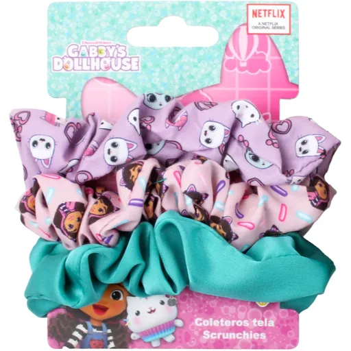 Gabby's Dollhouse Hair Accessories Scrunchies gumičky do vlasov 3 ks