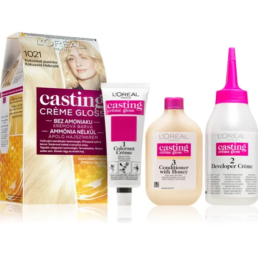 L’Oréal Paris Casting Creme Gloss farba na vlasy odtieň 1021 Coconut Kiss 1 ks