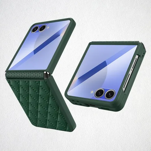 LATTICE Ochranný obal pre Samsung Galaxy Z Flip7 5G zelený