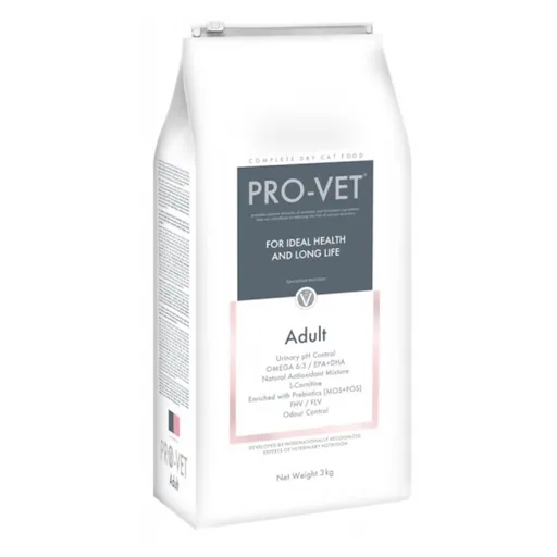 PRO-VET Adult granule pre mačky na prevenciu rôznych ochorení 3 kg