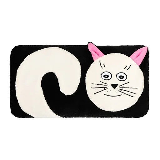 Bellatex Tvarovaný vankúš Kočička, 45 x 30 cm