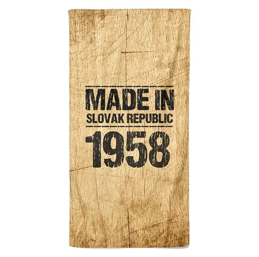 Osuška Made In (rok: 1958)