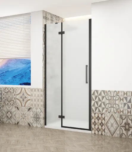 GELCO TRINITY BLACK dvere do niky ľavé, 1200 matné sklo, GT1212ML-B GT1212ML-B