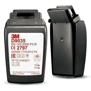 3M Secure Click časticový filter P3 R s pevným puzdrem série D9000 (F8194/AZ)
